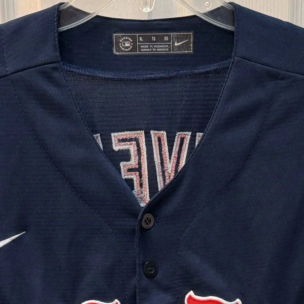 Rafael Devers Nike Boston Red Sox #11 Alternate Blue Road Jersey Size XL